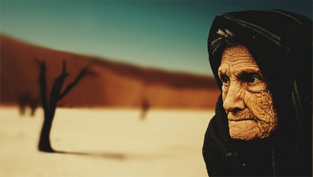 idős beduin asszony